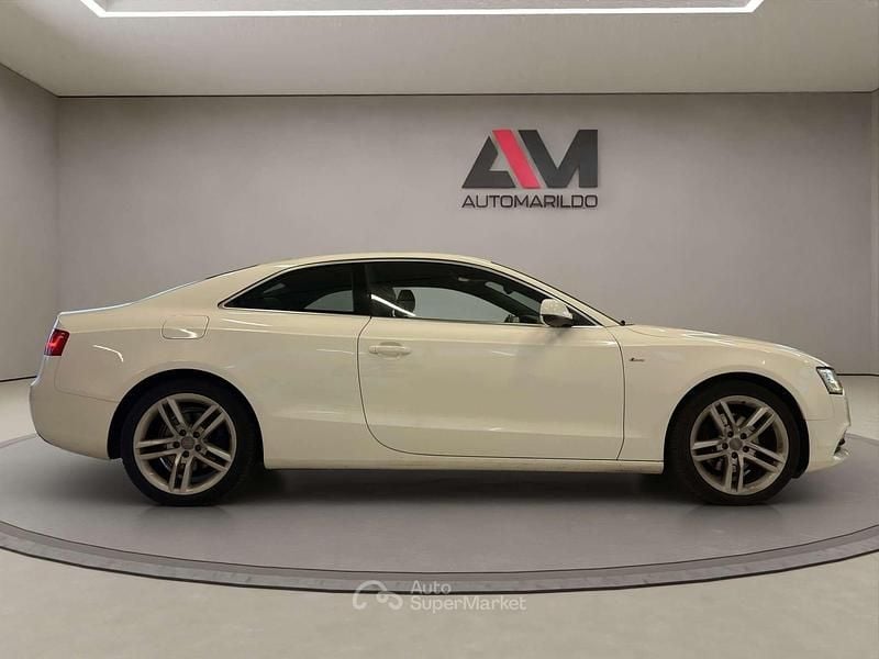 Usata Audi A5 S-Line 177 CV (130 kW) 2013 Bianco Coupé