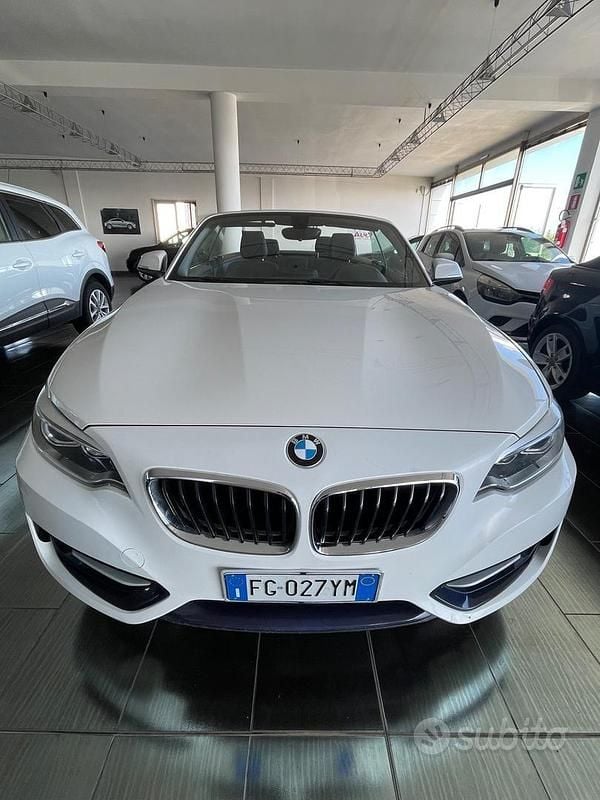 Usata BMW 218 M Sport 2017 Bianco Cabrio