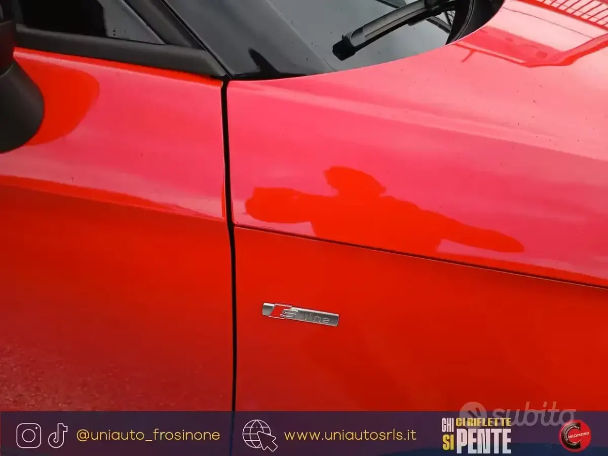 Usata Audi A1 Sport 90 CV (66 kW) 2018 Rosso Berlina