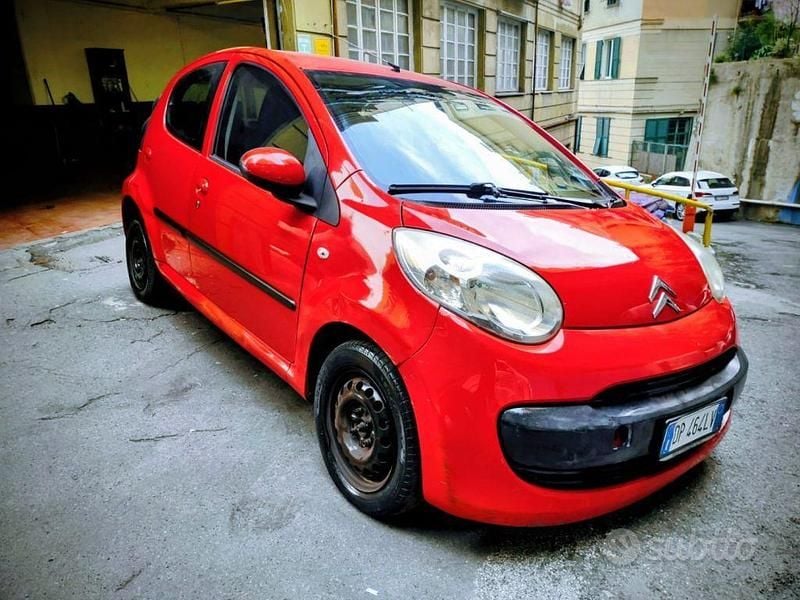 Usata Citroën C1 55 CV (40 kW) 2008 Rosso Utilitaria