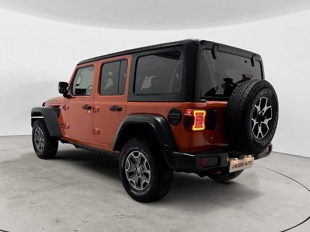 Usata Jeep Wrangler Unlimited Rubicon 200 CV (147 kW) 2019 Arancione SUV