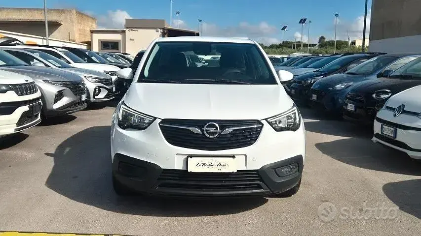 Usata Opel Crossland X 81 CV (59 kW) 2018 Bianco SUV