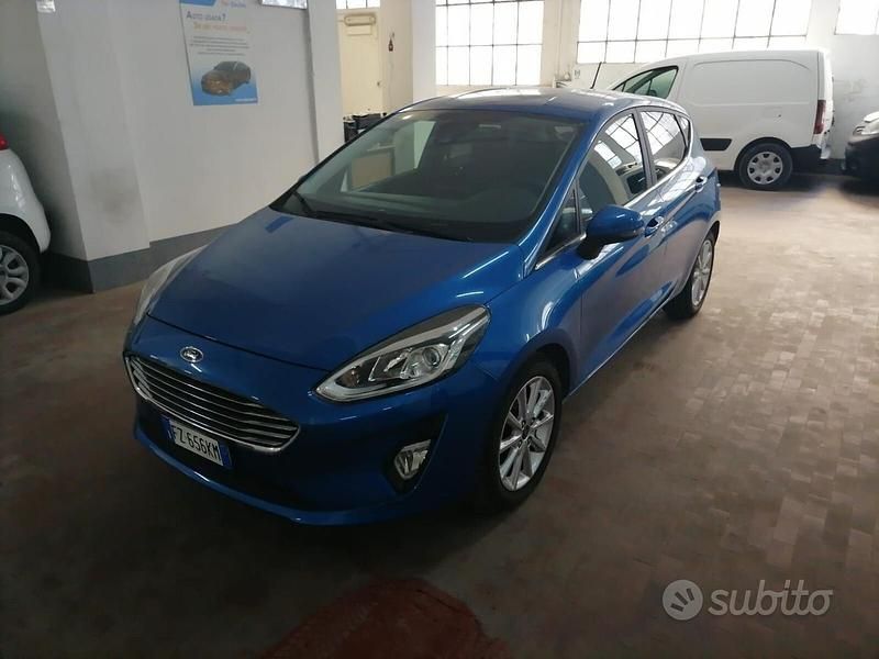 Usata Ford Fiesta 75 CV (55 kW) 2019 Blu Utilitaria