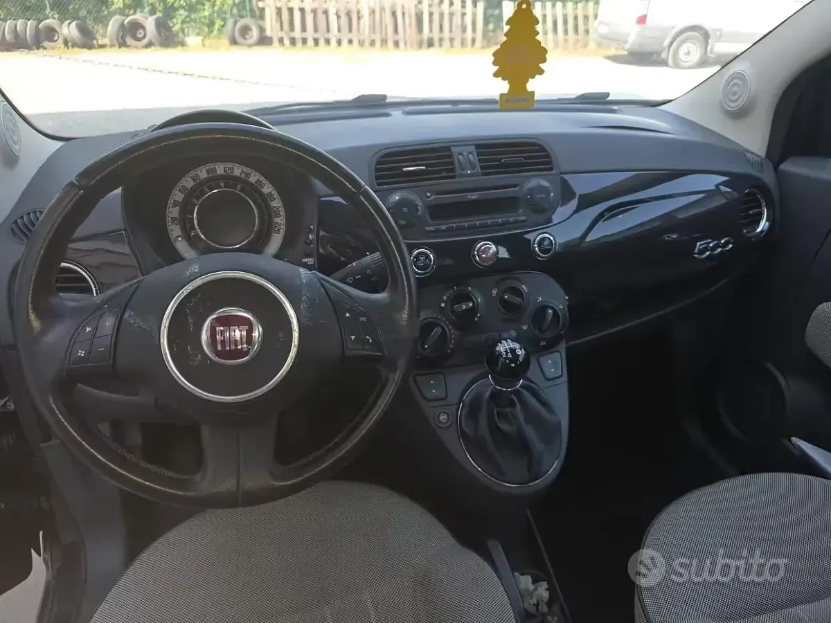 Usata Fiat 500 69 CV (50 kW) 2012 Nero Berlina