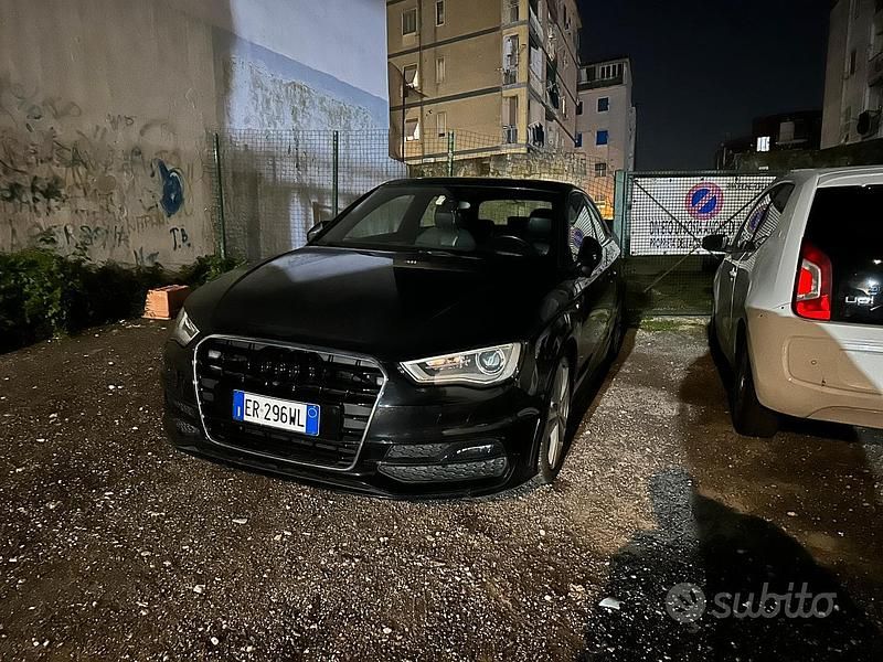 Usata Audi A3 S-Line 150 CV (110 kW) 2012 Nero Utilitaria