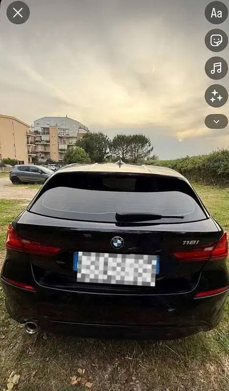 Usata BMW 118 Sport Line 136 CV (100 kW) 2020 Nero Berlina