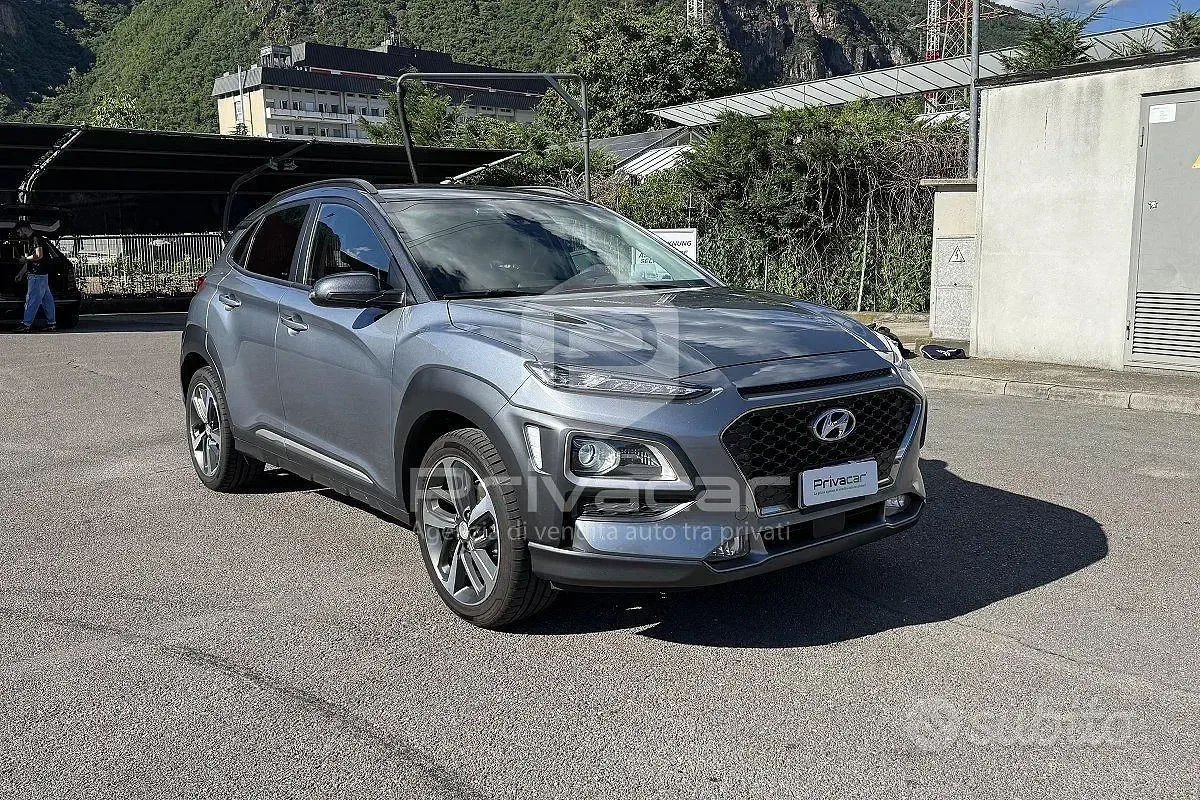 Usata Hyundai Kona Style 136 CV (100 kW) 2019 Grigio SUV
