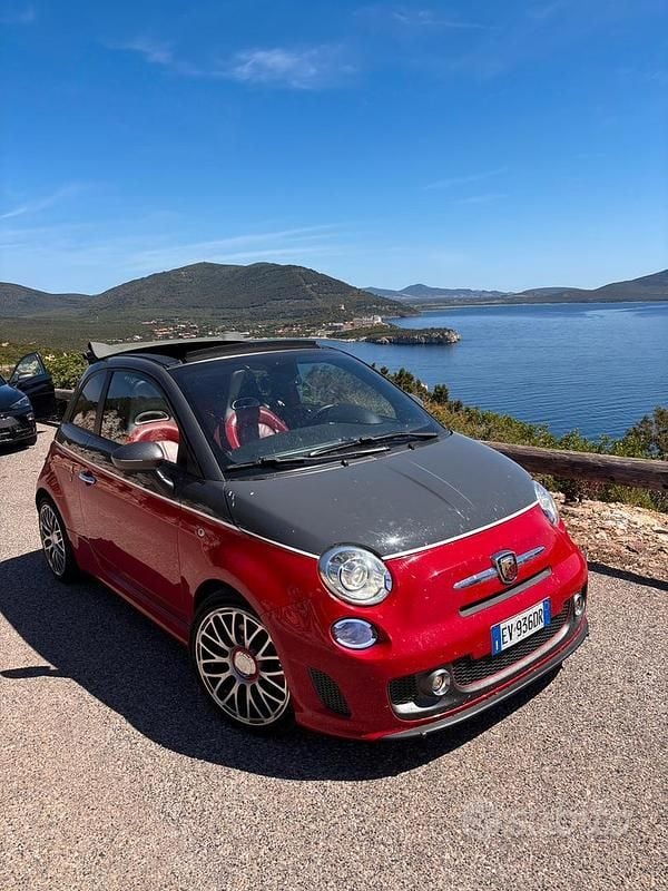 Usata Abarth 595 160 CV (117 kW) 2014 Rosso Cabrio