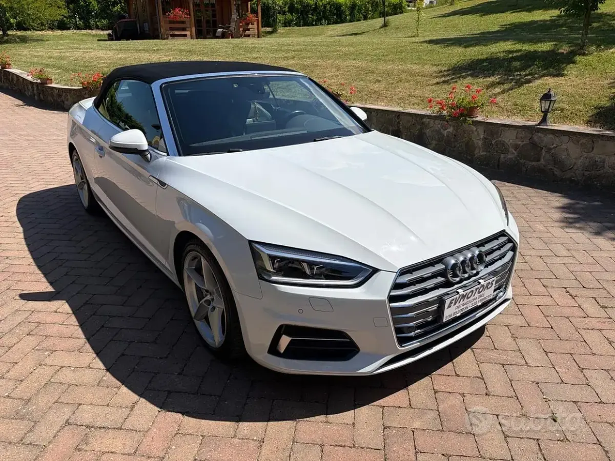 Usata Audi Cabriolet 190 CV (139 kW) 2019 Bianco Cabrio