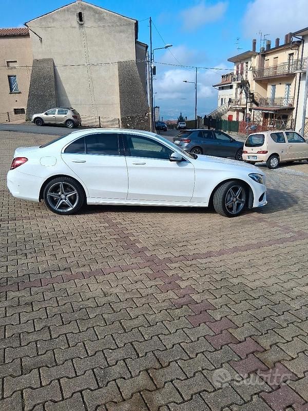 Usata Mercedes C220 Premium 170 CV (125 kW) 2016 Bianco Berlina
