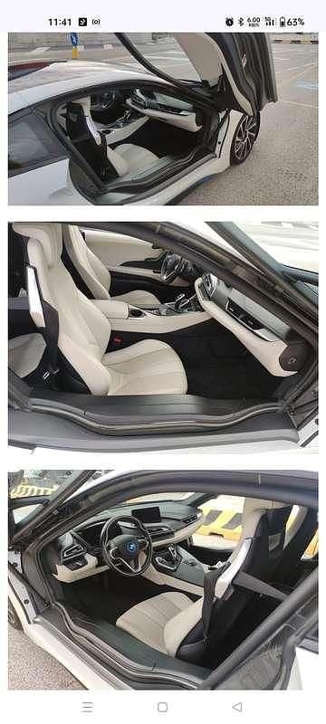 Usata BMW i8 231 CV (169 kW) 2016 Bianco Coupé