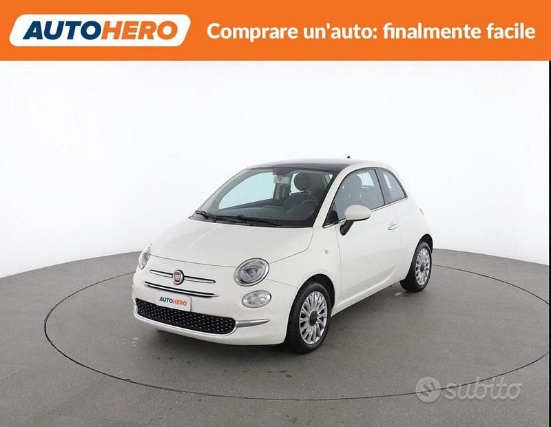 Usata Fiat 500 Lounge 70 CV (51 kW) 2017 Bianco Utilitaria