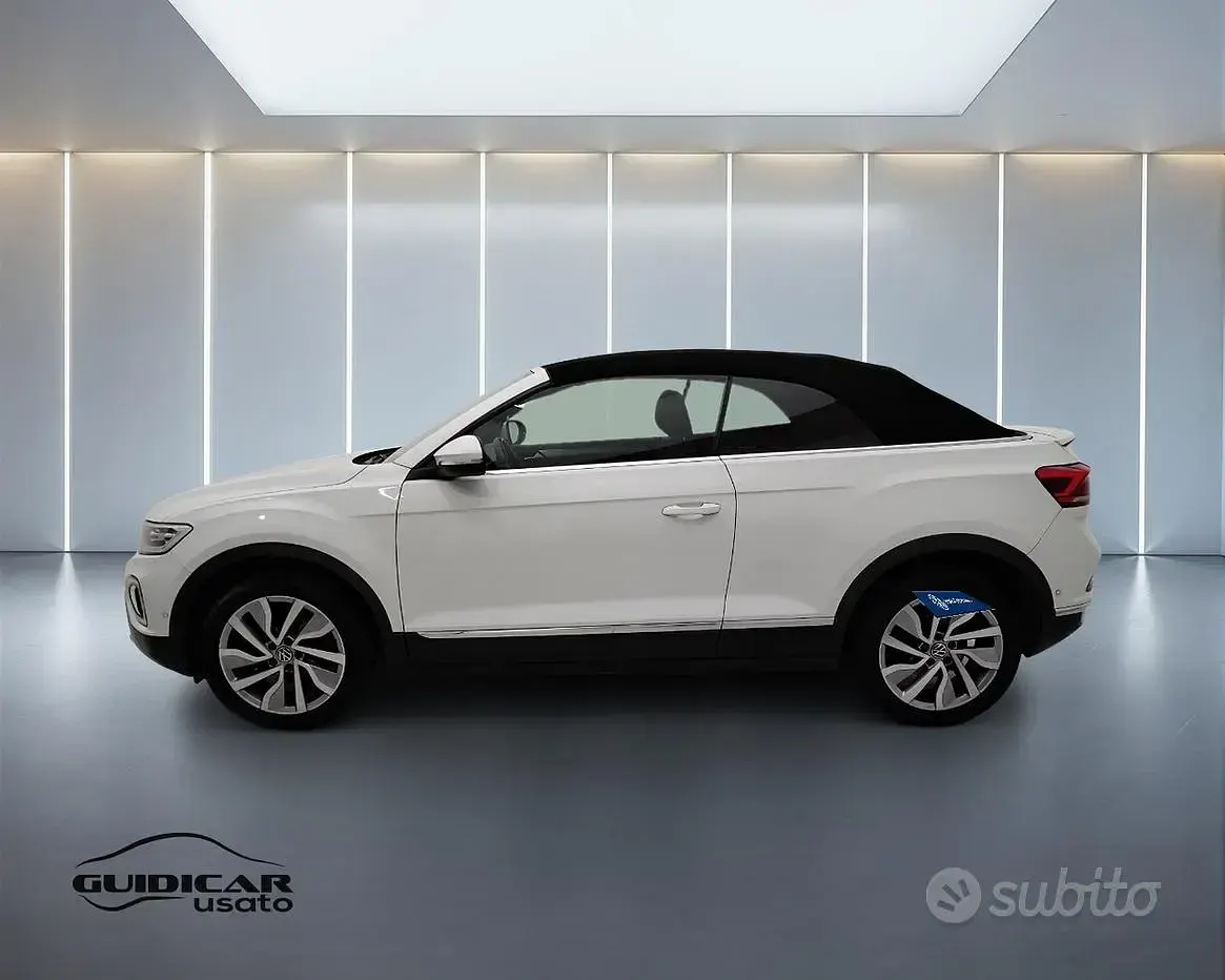 Usata VW T-Roc Cabriolet Style 150 CV (110 kW) 2022 Bianco Cabrio