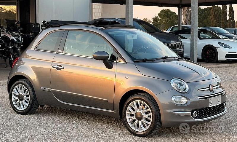 Usata Fiat 500C Lounge 69 CV (50 kW) 2019 Grigio Cabrio
