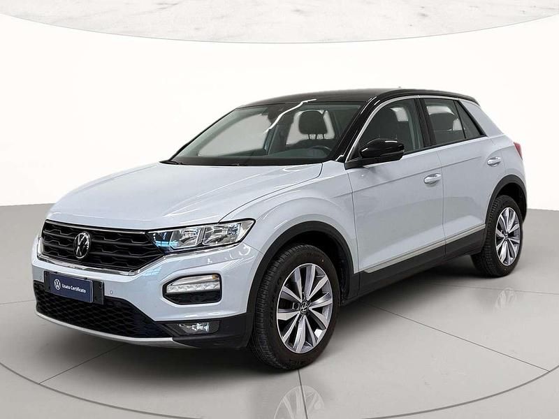 Usata VW T-Roc Style 110 CV (80 kW) 2021 White silver metallizzato nero SUV