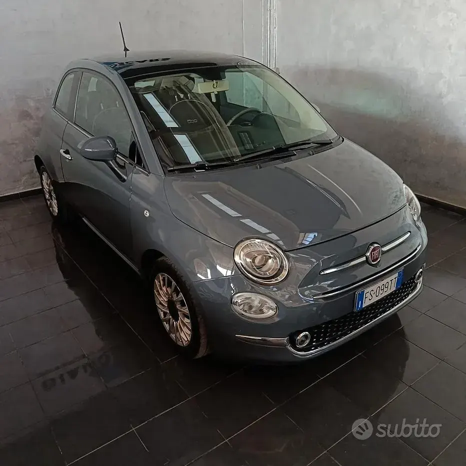 Usata Fiat 500 Lounge 69 CV (50 kW) 2018 Grigio Berlina