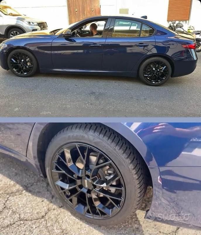 Usata Alfa Romeo Giulia 150 CV (110 kW) 2017 Blu Berlina