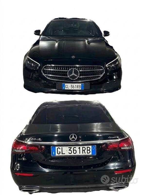 Usata Mercedes E220 Premium Plus 2021 Nero Berlina