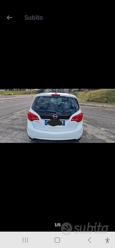 Usata Opel Meriva 100 CV (73 kW) 2011 Bianco Monovolume