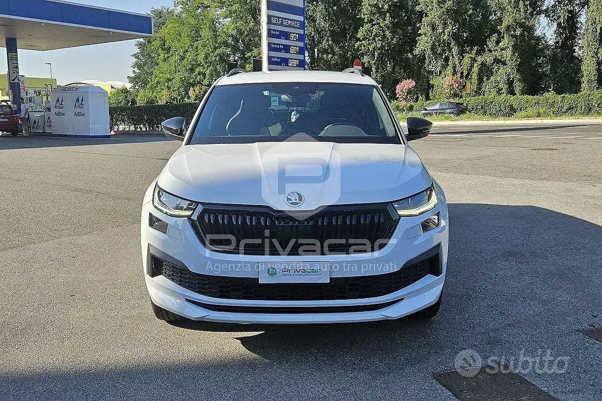 Usata Skoda Kodiaq SportLine 150 CV (110 kW) 2023 Bianco SUV