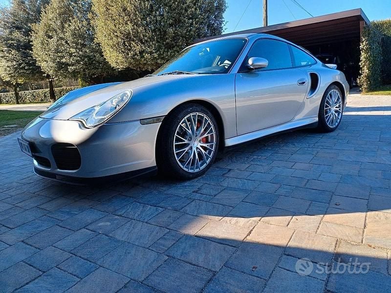 Usata Porsche 996 Turbo 2002 Grigio Coupé