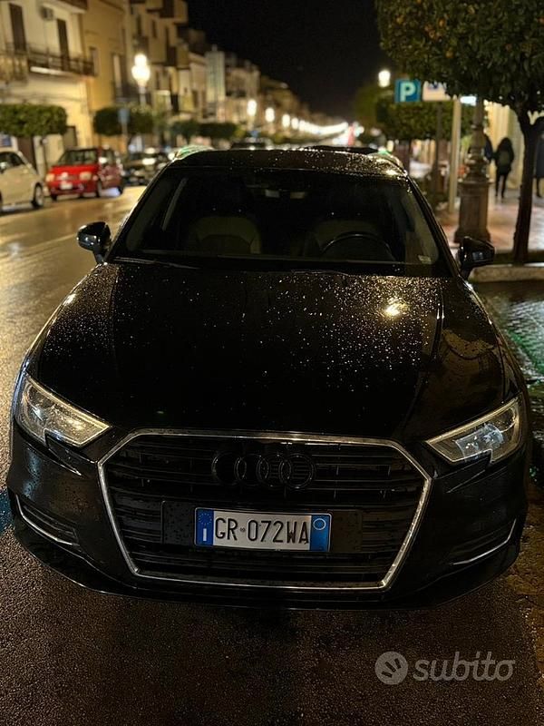 Usata Audi A3 S-Line 116 CV (85 kW) 2020 Nero Berlina