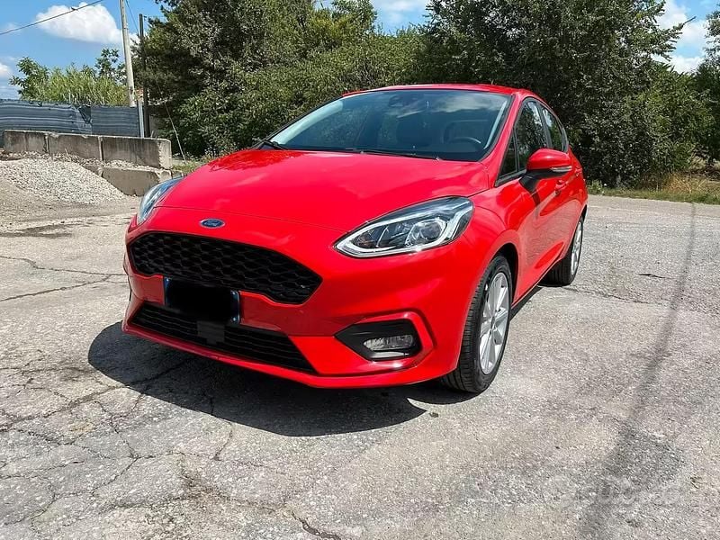 Usata Ford Fiesta ST-Line 86 CV (63 kW) 2019 Rosso Utilitaria