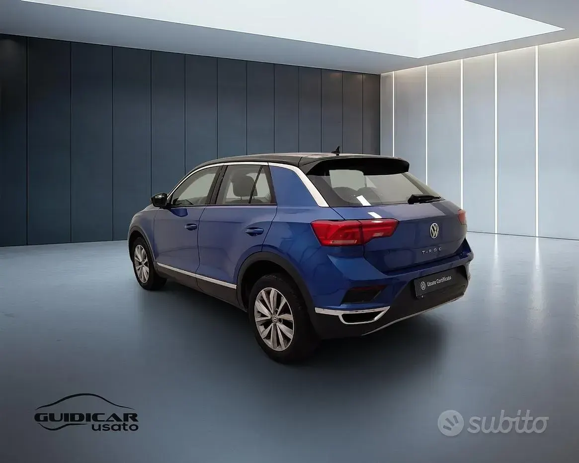 Usata VW T-Roc Style 116 CV (85 kW) 2019 Bluazzurro SUV
