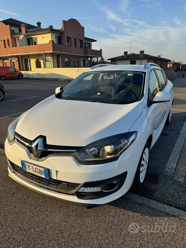 Usata Renault Mégane GrandTour 110 CV (80 kW) 2014 Bianco Station wagon