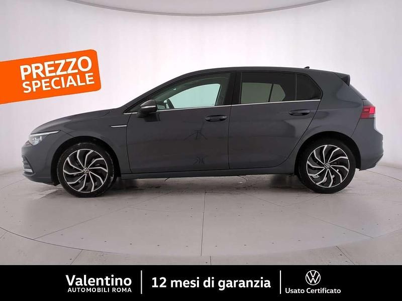 Usata VW Golf VIII Style 150 CV (110 kW) 2020 Grigio Utilitaria