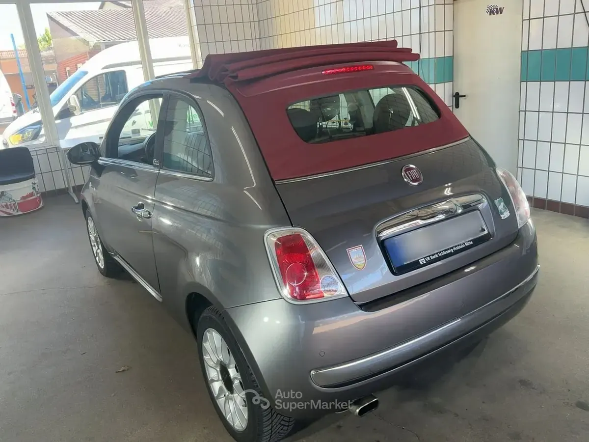 Brugt Fiat 500C Lounge 69 HK (50 kW) 2014 Grå Cabriolet