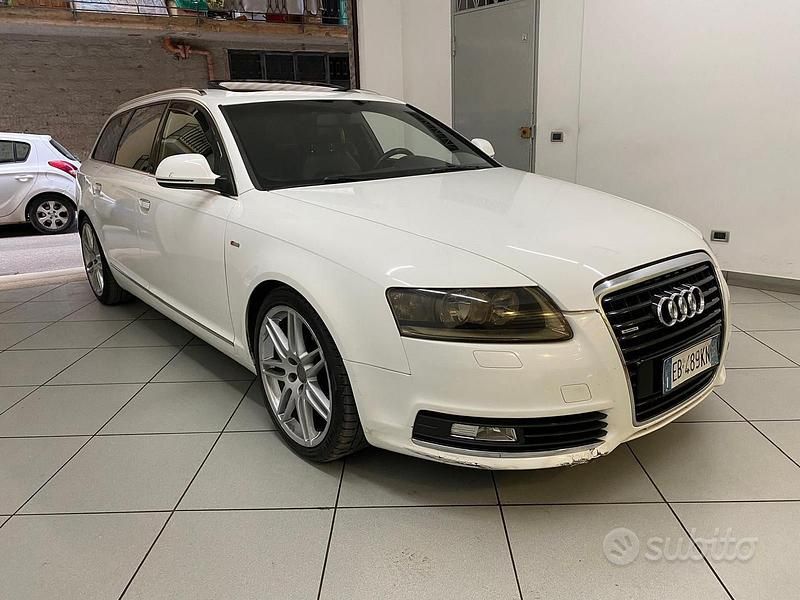 Usata Audi A6 S-Line 240 CV (176 kW) 2010 Bianco Station wagon