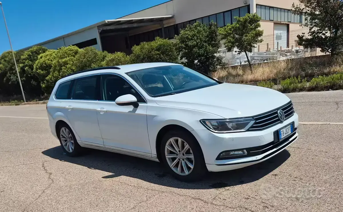 Usata VW Passat 150 CV (110 kW) 2015 Bianco Station wagon