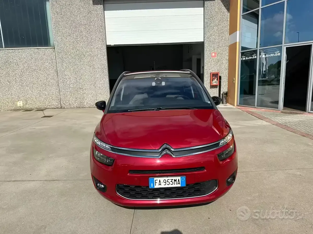 Usata Citroën C4 Picasso Exclusive 120 CV (88 kW) 2015 Rosso Monovolume