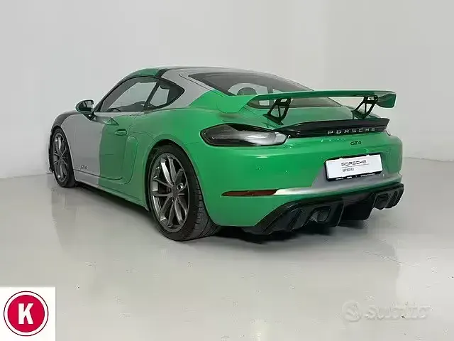 Usata Porsche 718 Cayman GT4 420 CV (308 kW) 2023 Verde Coupé