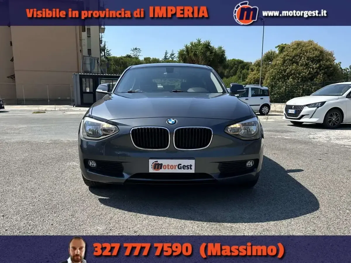 Usata BMW 118 Sport Line 143 CV (105 kW) 2012 Grigio Utilitaria