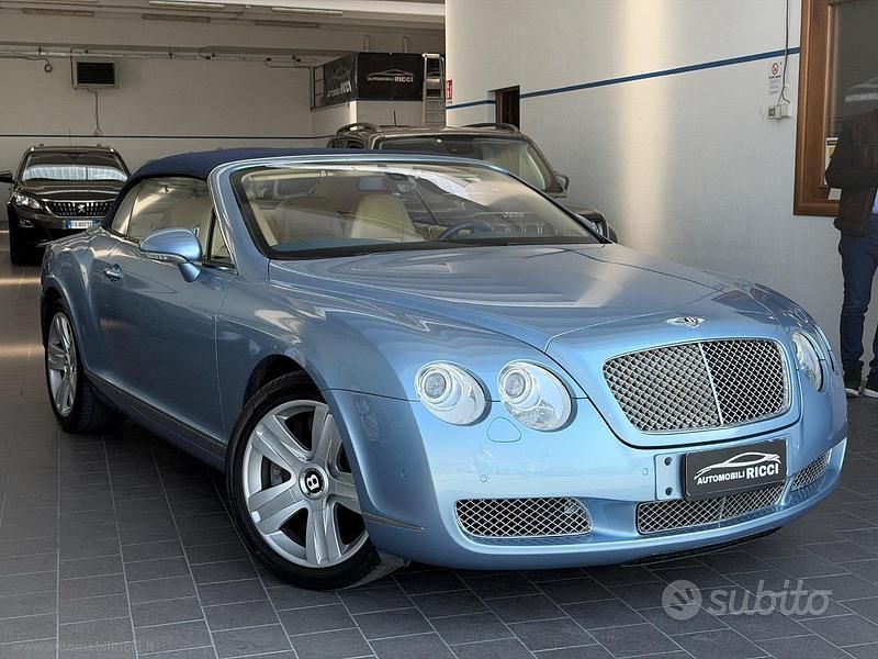 Usata Bentley Continental GT Convertible 559 CV (411 kW) 2007 Blu/azzurro Cabrio