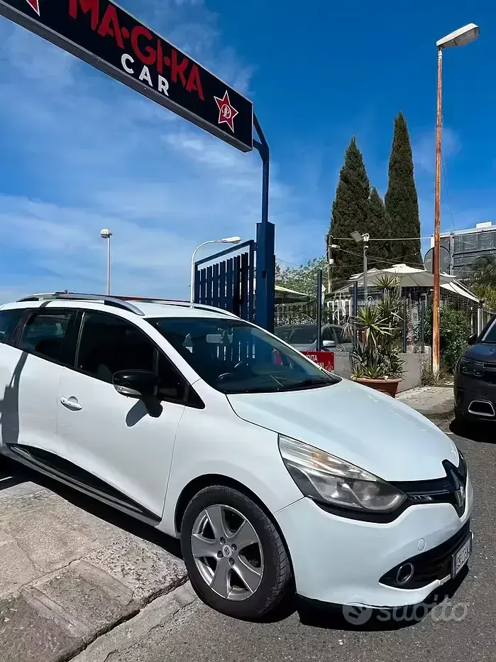 Usata Renault Clio GrandTour 90 CV (66 kW) 2014 Bianco Station wagon