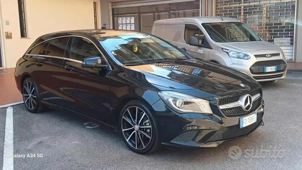 Usata Mercedes CLA200 Premium 136 CV (100 kW) 2016 Nero Coupé