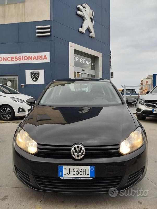 Usata VW Golf VI 90 CV (66 kW) 2010 Nero Utilitaria
