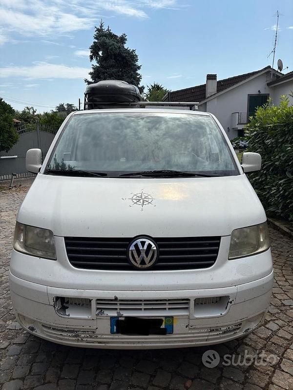 Usata VW T5 102 CV (75 kW) 2007 Bianco Furgone