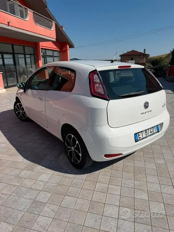 Usata Fiat Punto Evo 75 CV (55 kW) 2013 Bianco Utilitaria