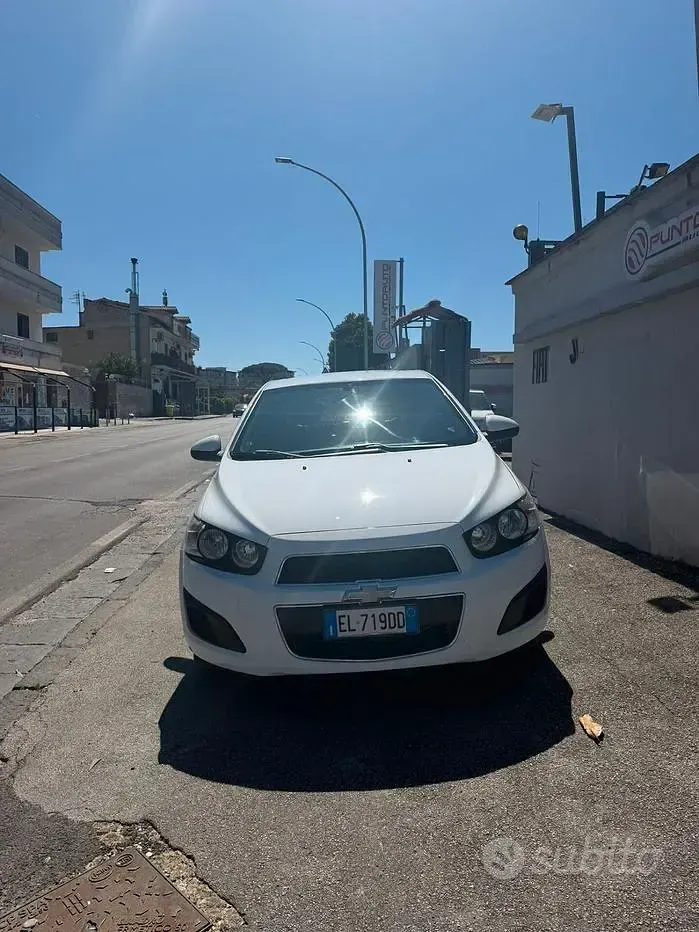 Usata Chevrolet Aveo LT 86 CV (63 kW) 2011 Bianco Berlina