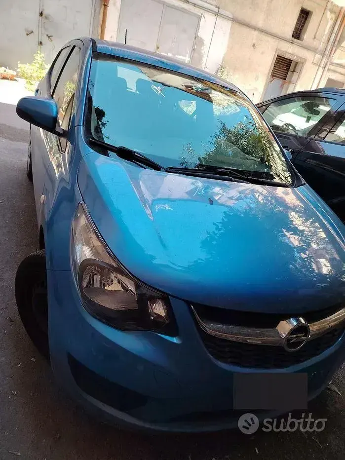 Usata Opel Karl 75 CV (55 kW) 2017 Blu Utilitaria