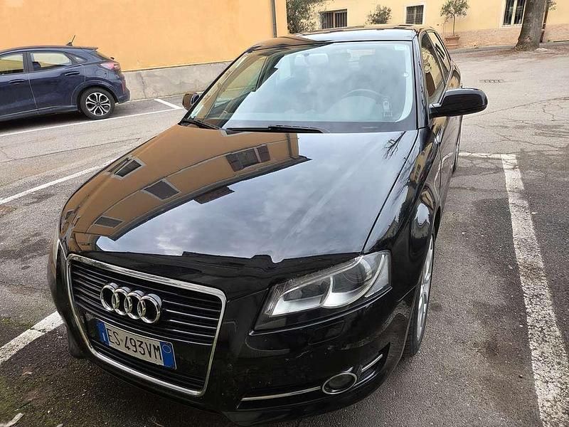 Usata Audi A3 Attraction 105 CV (77 kW) 2011 Nero Utilitaria