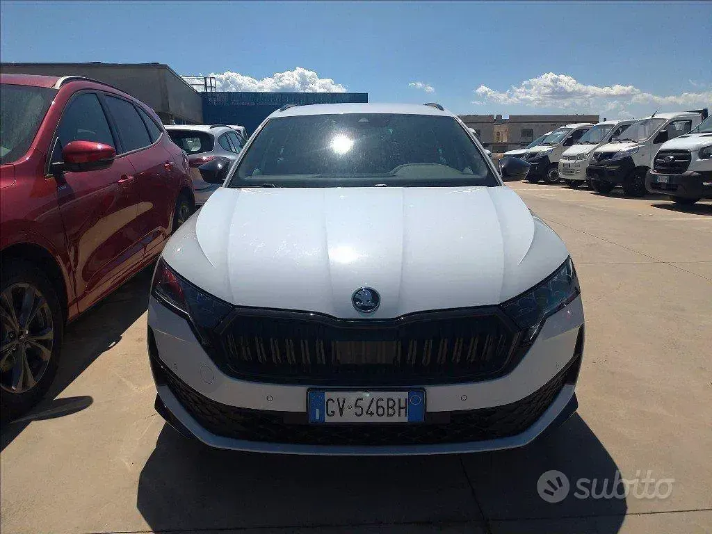 Usata Skoda Octavia SportLine 150 CV (110 kW) 2024 Bianco Station wagon