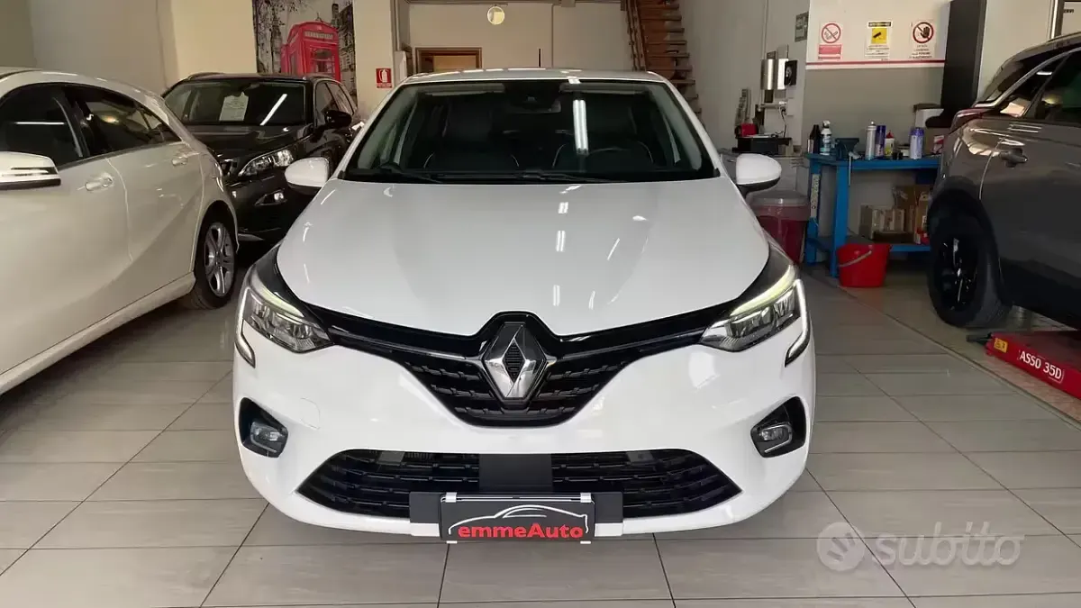 Usata Renault Clio V Intens 86 CV (63 kW) 2020 Bianco Berlina