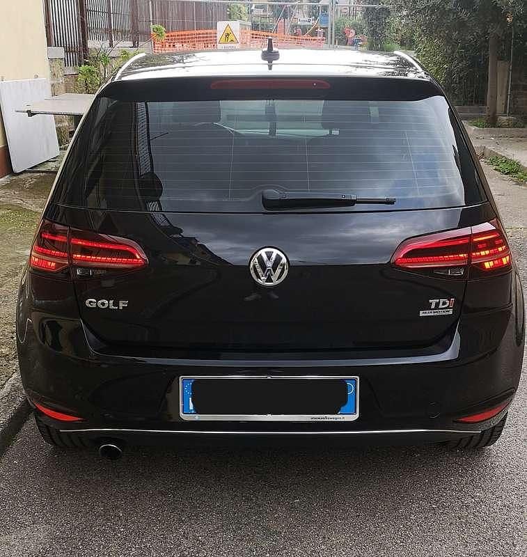 Usata VW Golf VII Comfortline 105 CV (77 kW) 2014 Nero Berlina