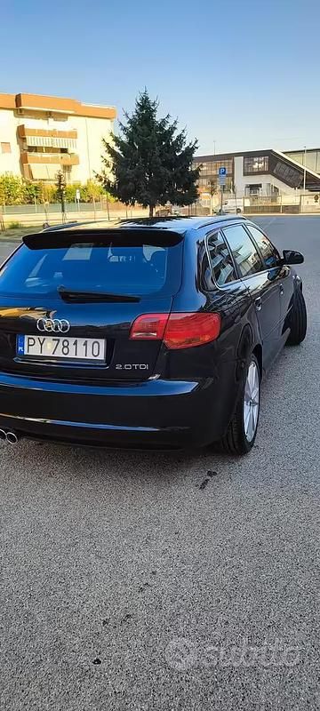 Usata Audi A3 149 CV (109 kW) 2007 Nero Utilitaria