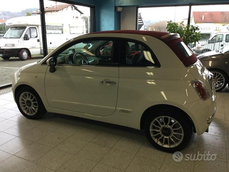 Usata Fiat 500C Rock 85 CV (62 kW) 2011 Bianco Cabrio